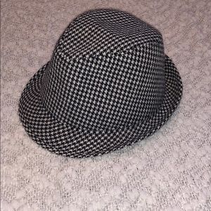 Houndstooth Fedora Hat